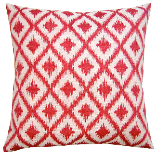 Unpocobusy Pink Diamonds Throw Pillow - Modern - Decorative Pillows - by Layla Grayce